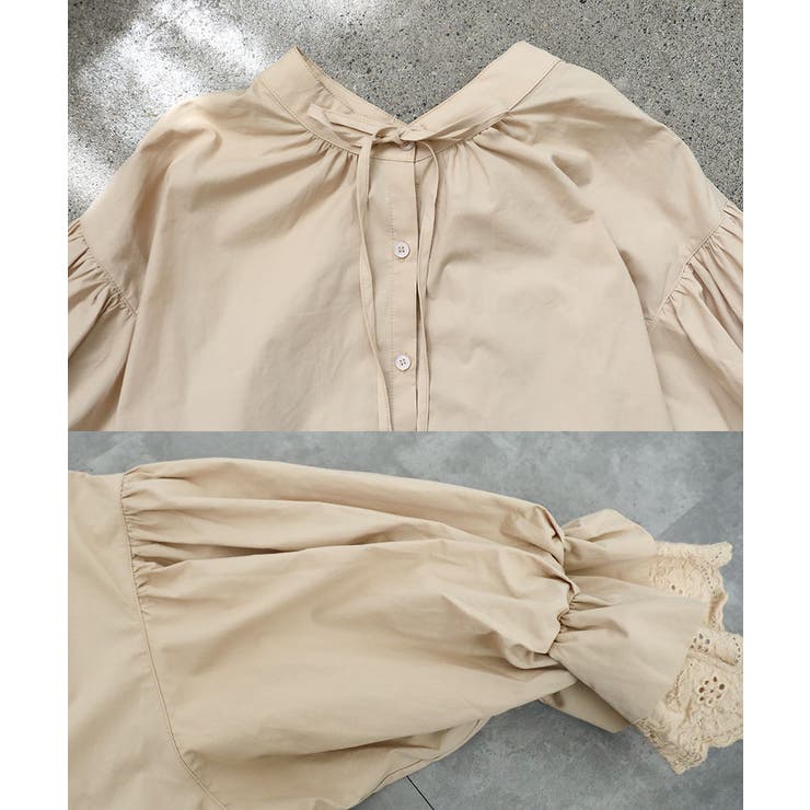 ボリュームフリルスリーブブラウス ブラウス レディース[品番