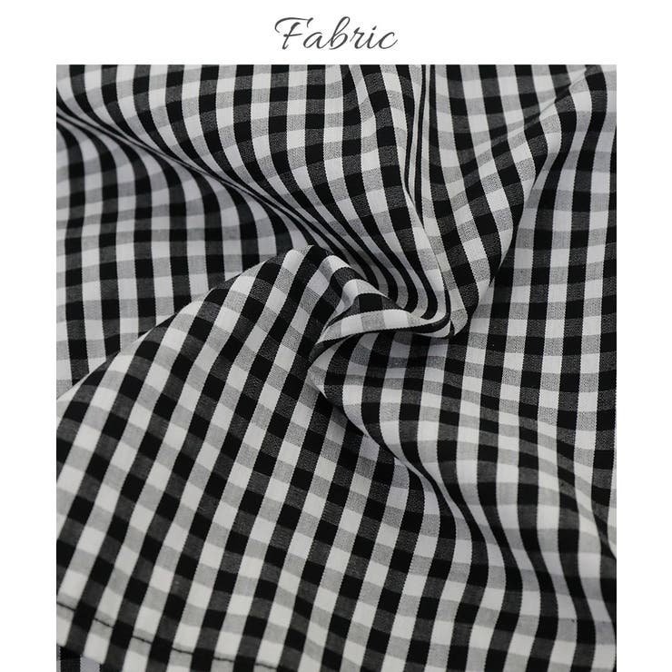 [ワンピース]ドッキングギンガムチェックワンピース[230403] | Growing Rich | 詳細画像4 