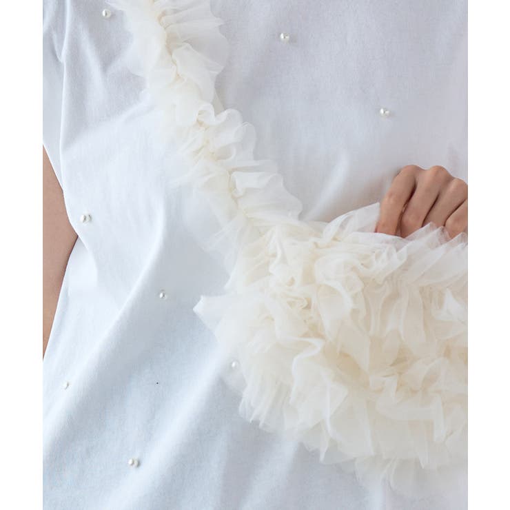 パール シルバースタッズ付き タックタンク | Growing Rich | 詳細画像9 