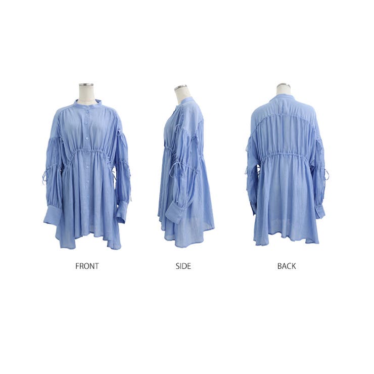 [トップス]揚柳リボンギャザーブラウス[240225] | Growing Rich | 詳細画像13 