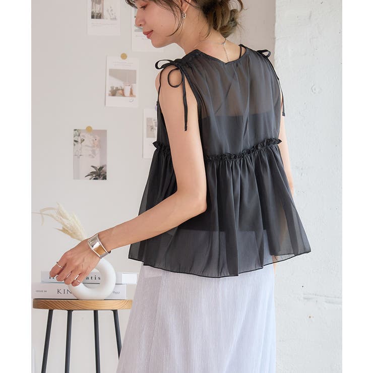 PROPORTION BODY DRESSING｜チュールビスチェ付シャツ24AW