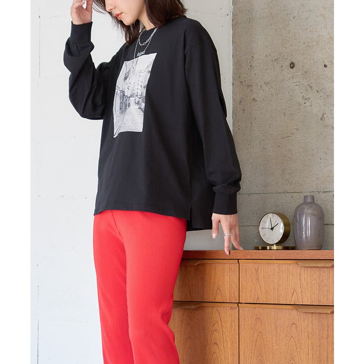 フォトグラフィックロングTシャツ 長袖 ロングTシャツ | Growing Rich | 詳細画像9 