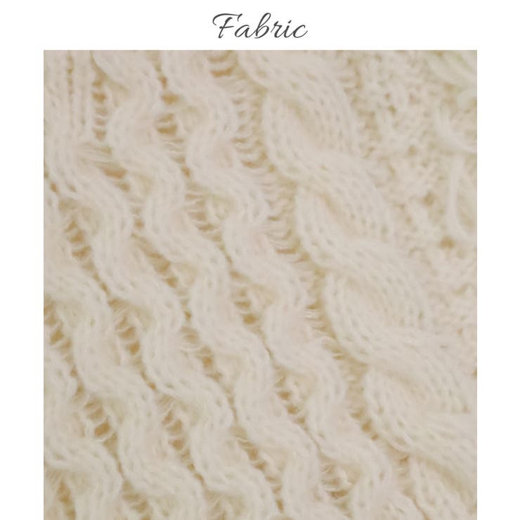 ループフリンジニットベスト[240701] | Growing Rich | 詳細画像4 