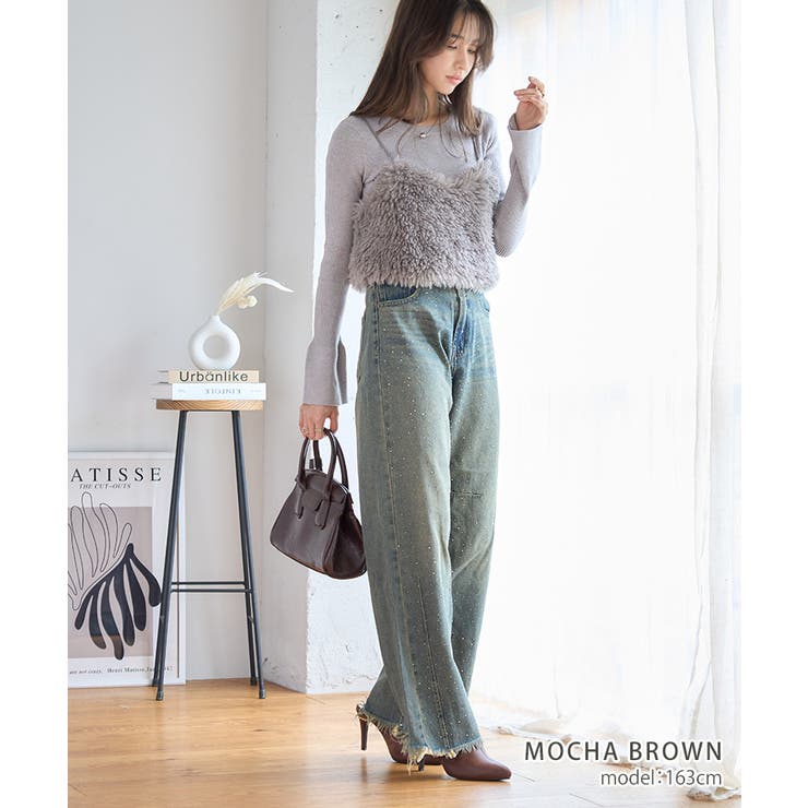 KISHIDAMIKI ファーショートビスチェ KISHIDAMIKI】fur cropped top – ONENESS ONLINE STORE