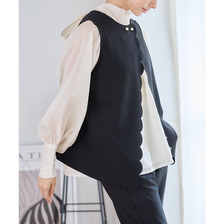 verofonna スカラップパールジレ verofonna スカラップパールジレ