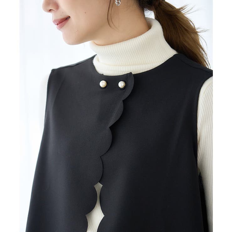 verofonna スカラップパールジレ verofonna スカラップパールジレ