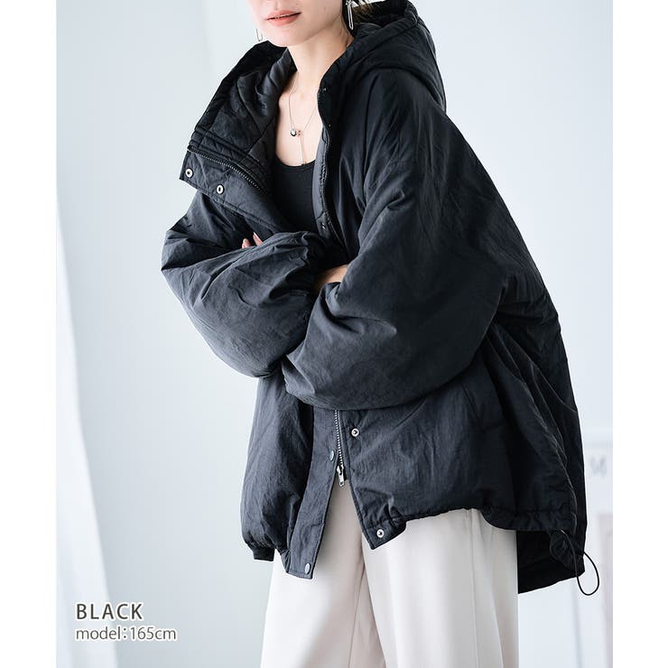 中綿 モンスターパーカー レディース[品番：GW000004874