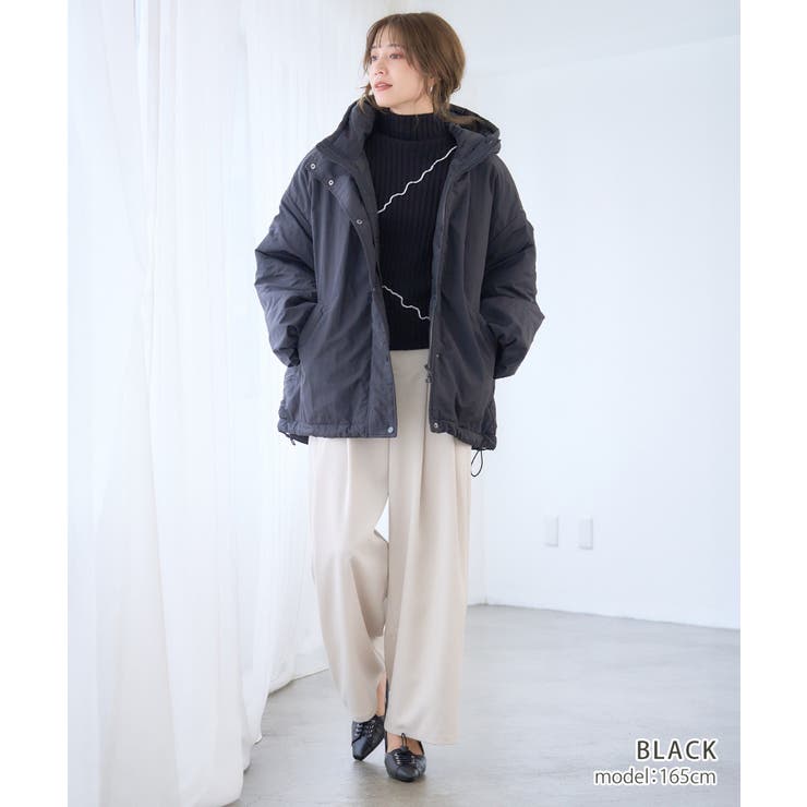 中綿 モンスターパーカー レディース | Growing Rich | 詳細画像3 