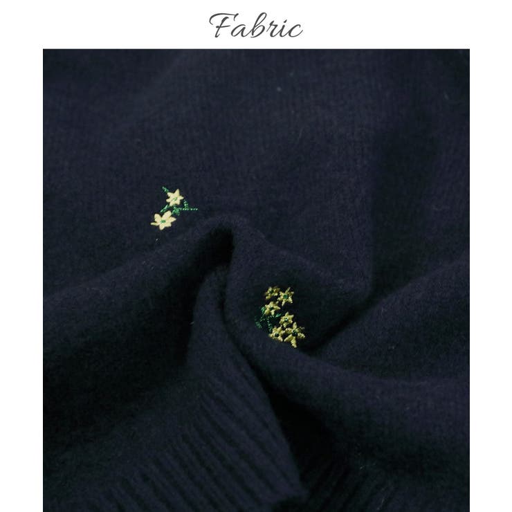 アルパカタッチフラワー刺繍ニットカーディガン秋冬羽織ものレディーストップスフラワー刺繍花柄カーデ長袖クルーネック羽織り厚手暖かいおしゃれ大人可愛いショート丈洗えるニット洗濯可能