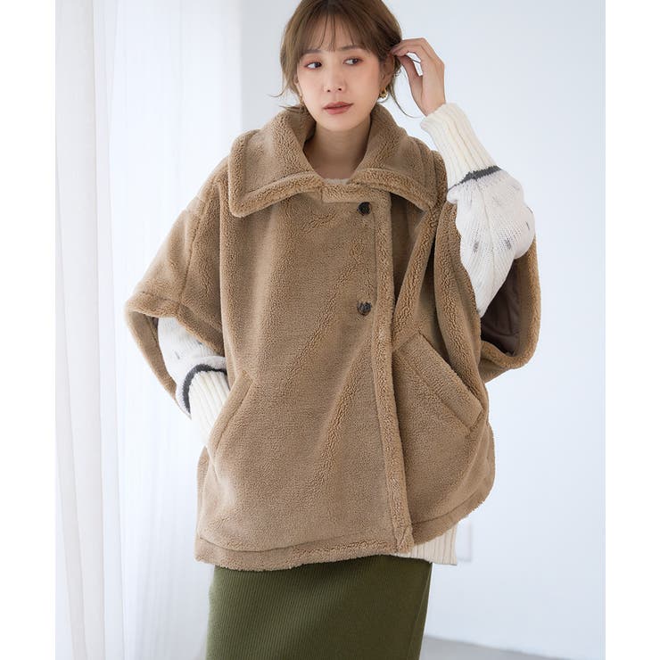 テディボア ポンチョ ジャケット[品番：GW000004875]｜Growing Rich