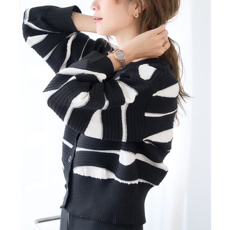 カーディガン ニット トップス | Growing Rich | 詳細画像4 