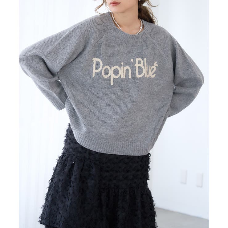 SALE】ハイネック金ボタンニット – BLUE ONLINE