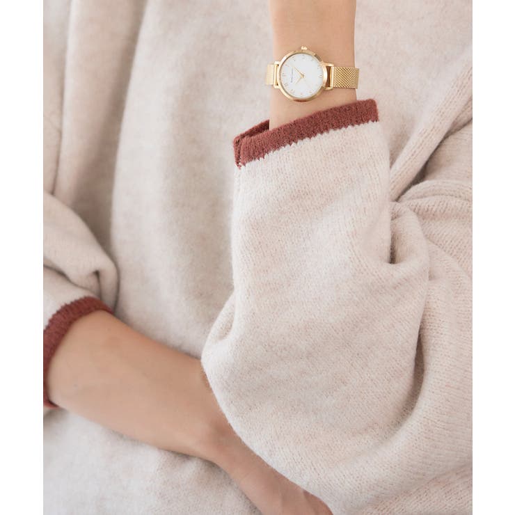 袖口 配色 Vネック | Growing Rich | 詳細画像10 