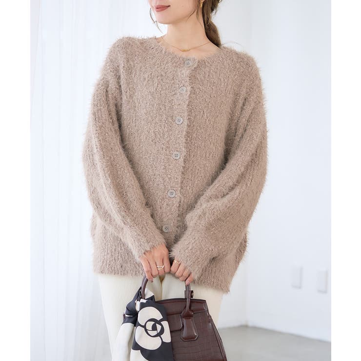 前後2way シャギー ニット[品番：GW000004876]｜Growing Rich
