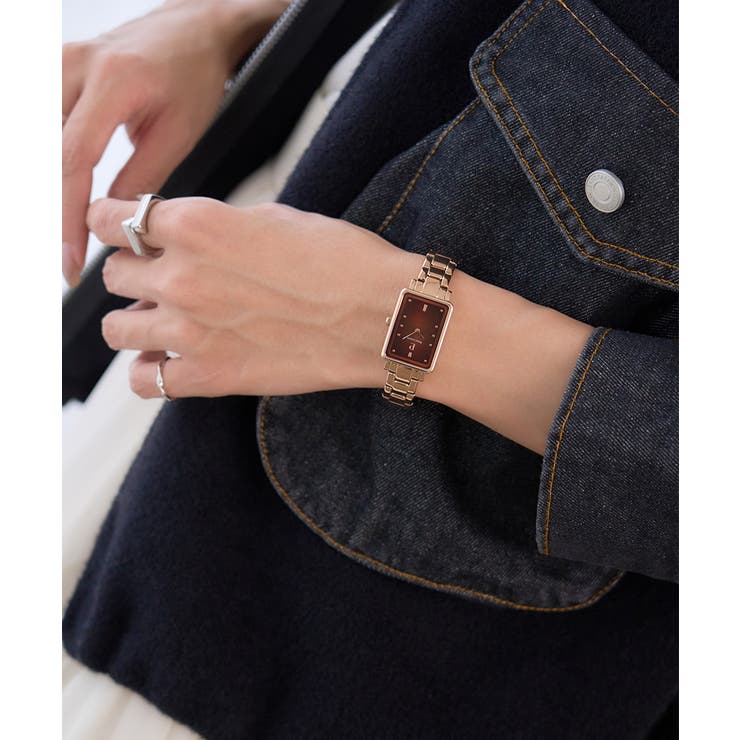 デニム切替 圧縮ニット ブルゾン | Growing Rich | 詳細画像8 