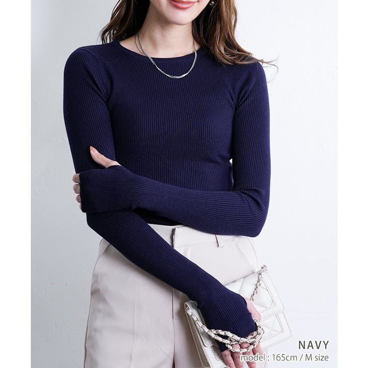 ニット セーター Ricotte Knit   リコッテニット レディース LE CERCLE par rope' ニット セーター バックリボン2WAY