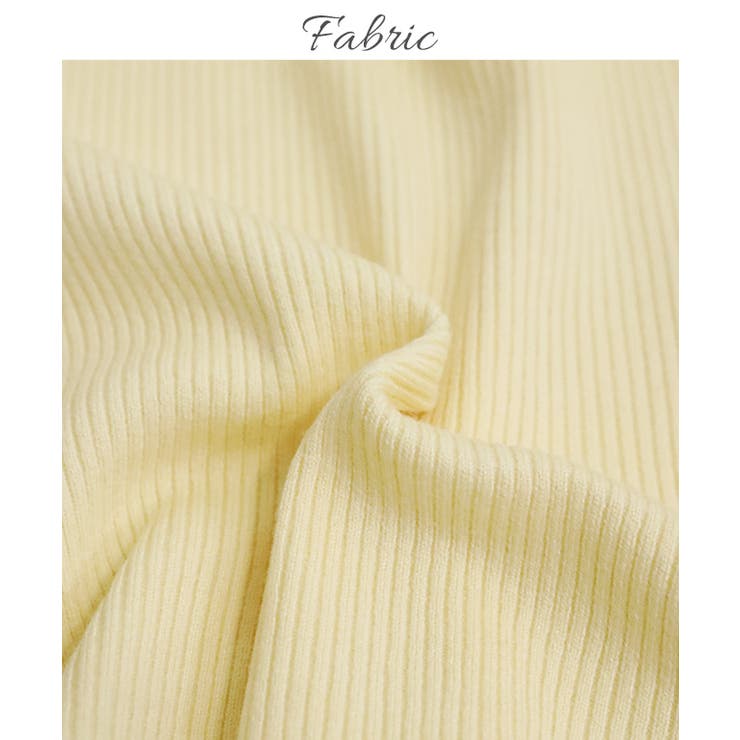 指穴クルーネックリブニット ニット レディース | Growing Rich | 詳細画像4 