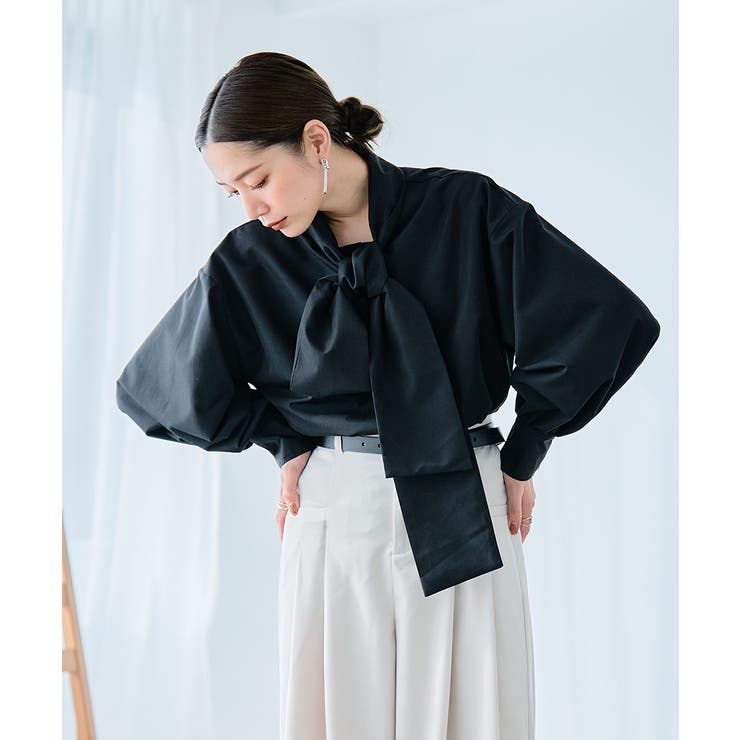 ブラウス ボウタイ ブラウス[品番：GW000004589]｜Growing Rich