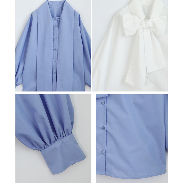 ブラウス ボウタイ ブラウス[品番：GW000004589]｜Growing Rich