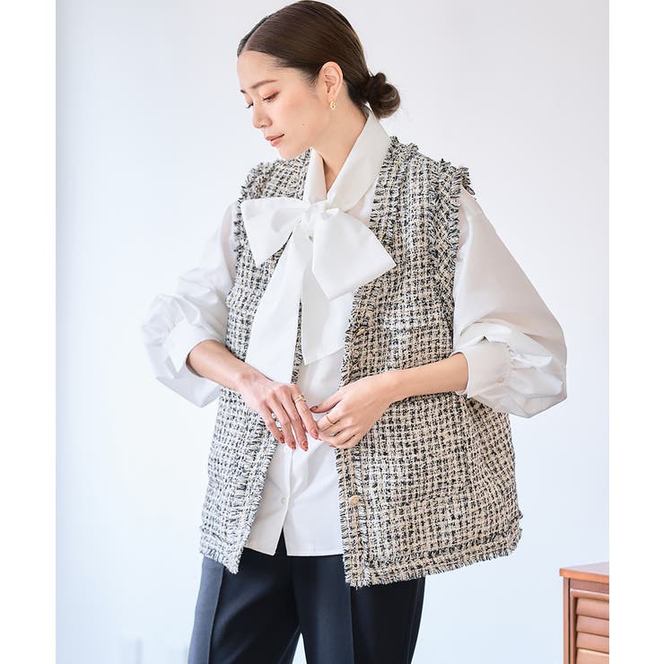 ブラウス ボウタイ ブラウス[品番：GW000004589]｜Growing Rich