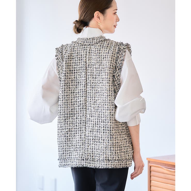 CHANELハーフパンツ34M(CHANELハンガーカバー・布ボタンタグ付き