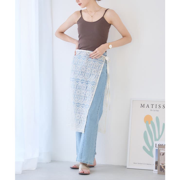 カップ付き バックオープンブラトップ キャミソール | Growing Rich | 詳細画像12 