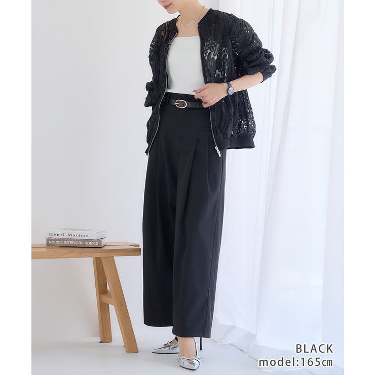 シアーブルゾン 刺繍 レース[品番：GW000004914]｜Growing Rich