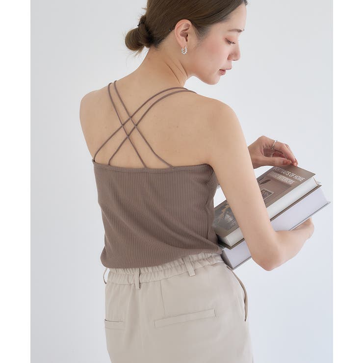 カップ付き バッククロス ブラトップ[品番：GW000004923