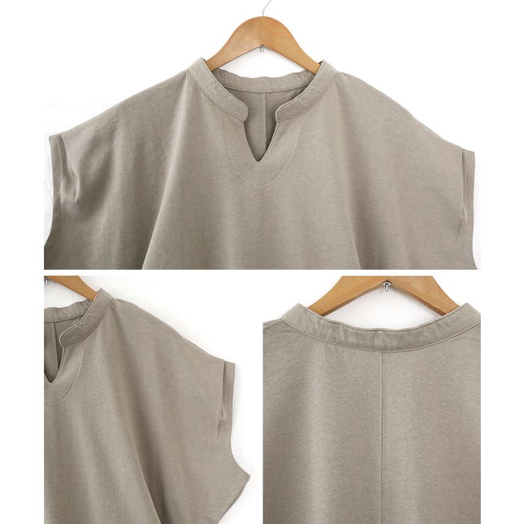 キーネックドルマンスリーブカットソー レディース トップス | Growing Rich | 詳細画像13 