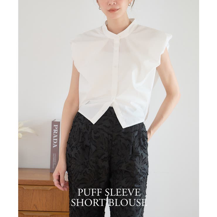 パフスリーブ ブラウス レディース | Growing Rich | 詳細画像4 