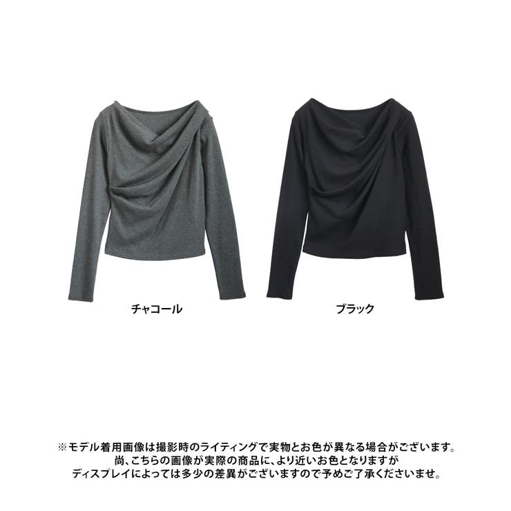 ドレープ トップス レディース | Growing Rich | 詳細画像12 