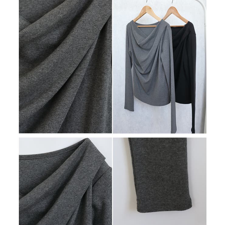 ドレープ トップス レディース | Growing Rich | 詳細画像13 