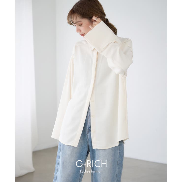 起毛ループ オーバー シャツ | Growing Rich | 詳細画像2 