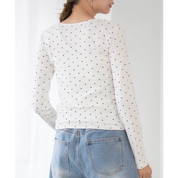 ドット カットソー レディース | Growing Rich | 詳細画像10 