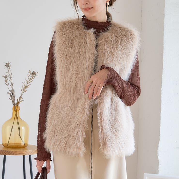 ロングフォックス ファーベスト レディース | Growing Rich | 詳細画像1 