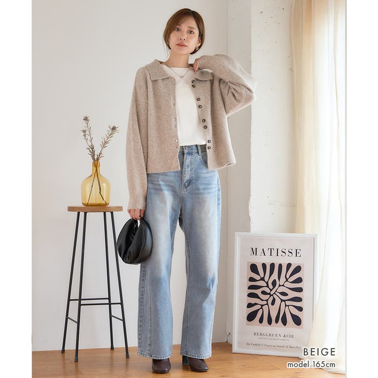 ポロニット カーディガン 襟付き | Growing Rich | 詳細画像11 