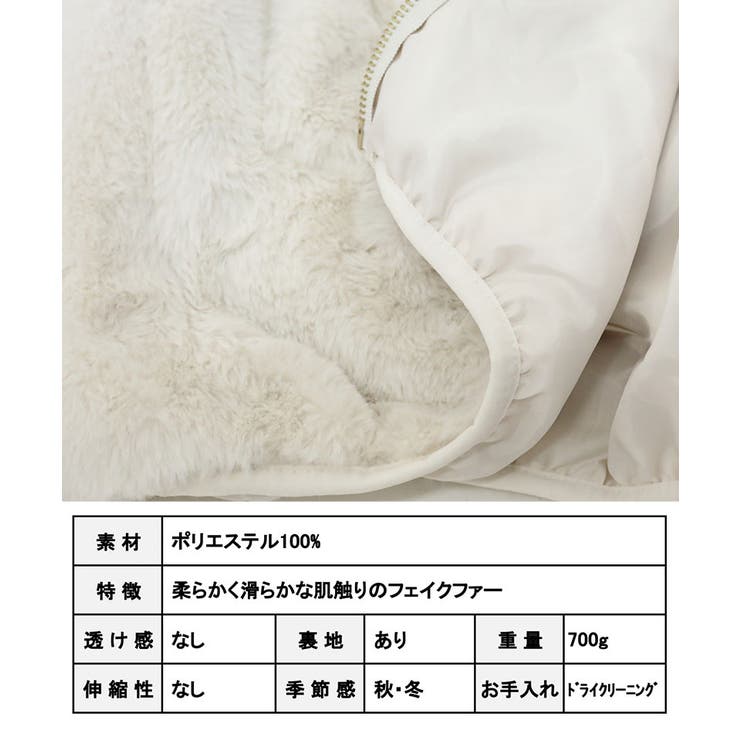 スタンドカラー ファーブルゾン[250218] | Growing Rich | 詳細画像5 