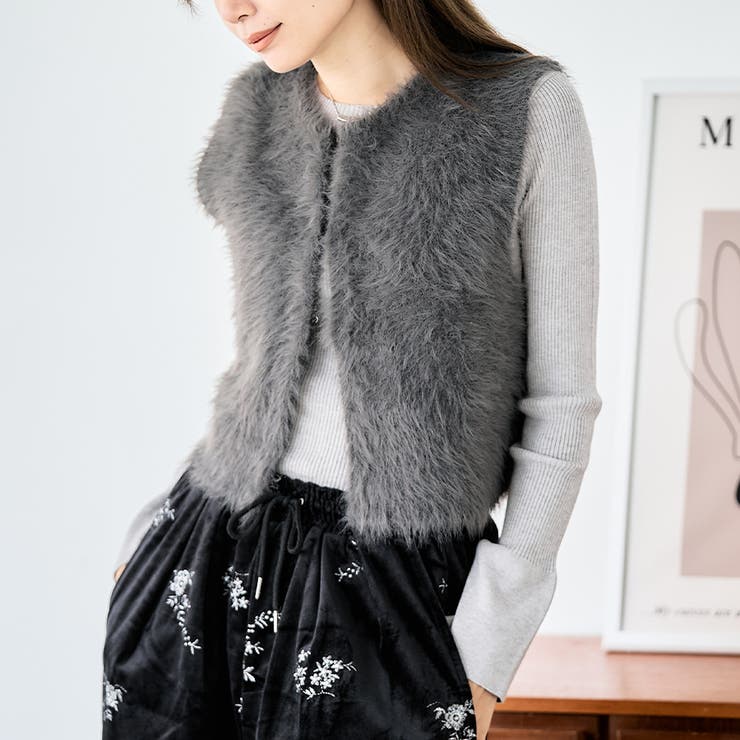 ニットベスト ニット ベスト | Growing Rich | 詳細画像1 