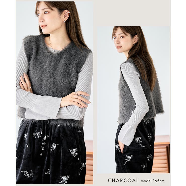 ニットベスト ニット ベスト | Growing Rich | 詳細画像11 