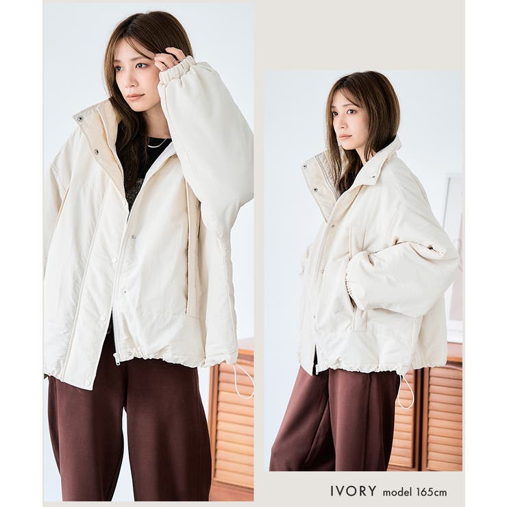 中綿 モンスタージャケット スタンドネック | Growing Rich | 詳細画像6 