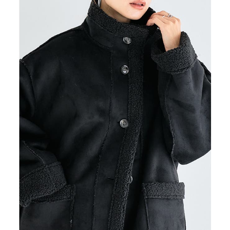 フェイクムートンジャケット レディース ボアジャケット | Growing Rich | 詳細画像12 