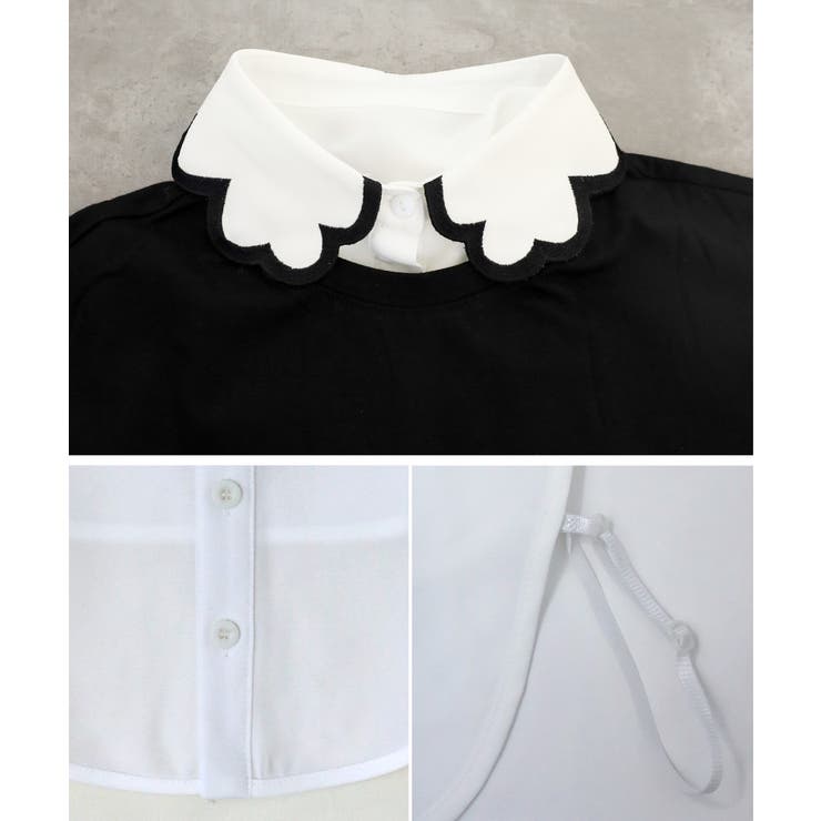 つけ襟 配色 刺繍 | Growing Rich | 詳細画像13 