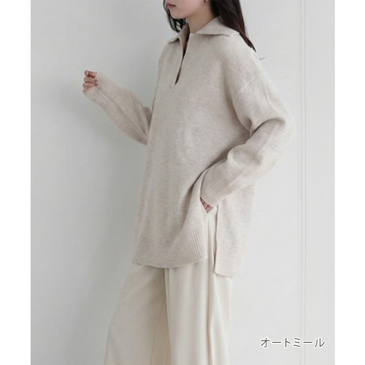 ポロ襟 ニット スキッパー | Growing Rich | 詳細画像7 