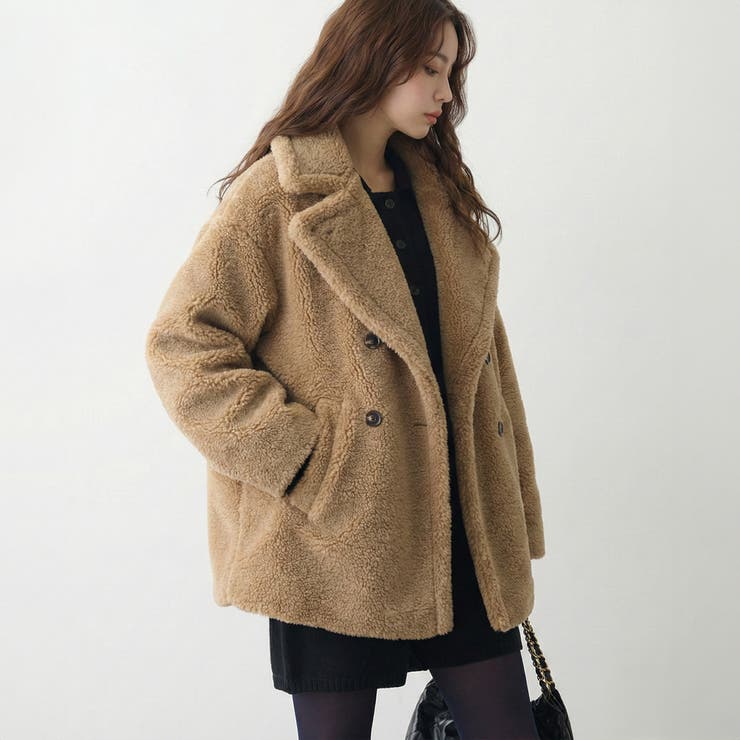 テディボア ミドルコート ボア | Growing Rich | 詳細画像1 