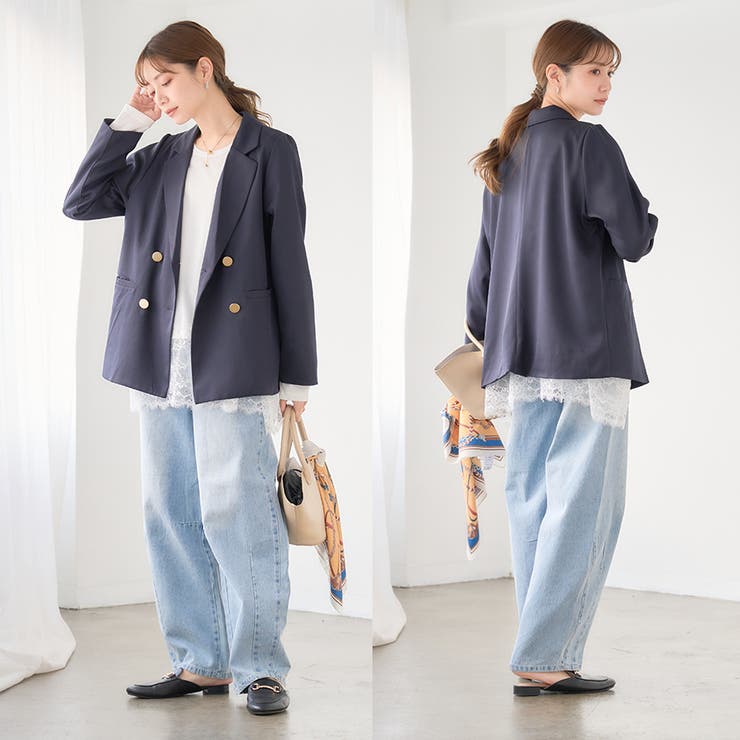 裾レースロングTシャツ[251205] | Growing Rich | 詳細画像3 