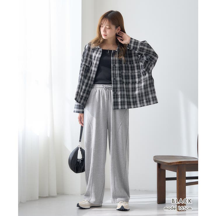 シアーサッカー チェックシャツ チェック柄 | Growing Rich | 詳細画像2 