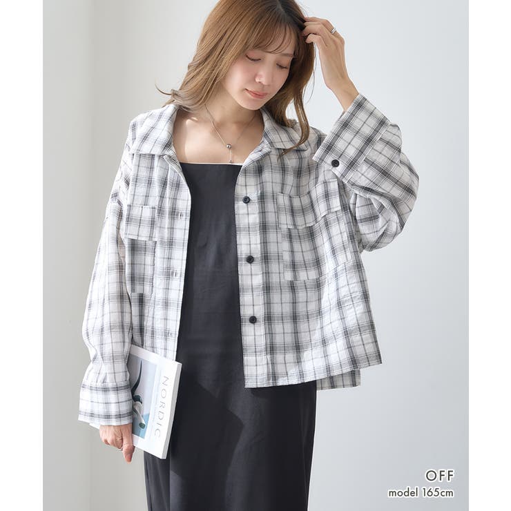 シアーサッカー チェックシャツ チェック柄 | Growing Rich | 詳細画像6 