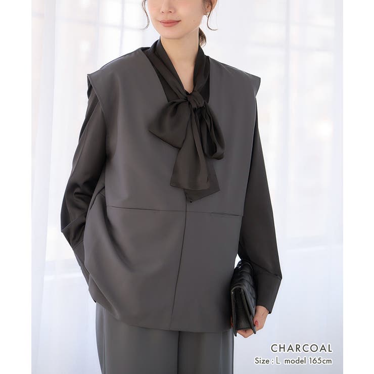 オケージョン ベスト Vネック | Growing Rich | 詳細画像13 