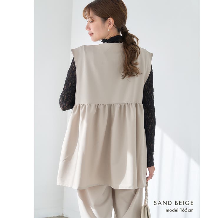 オケージョン ベスト ティアード | Growing Rich | 詳細画像11 