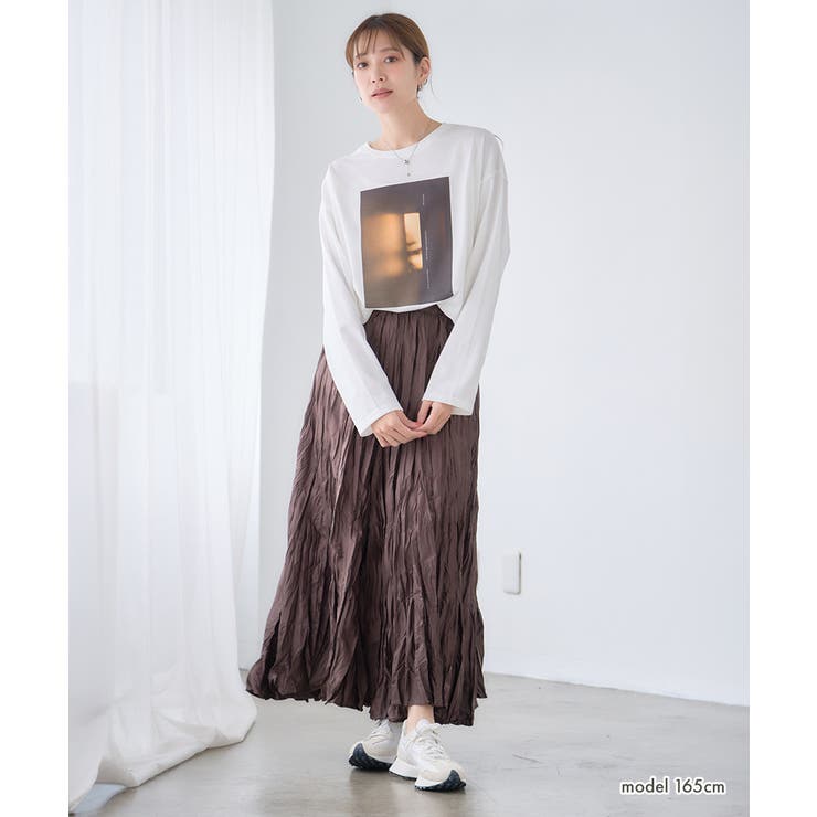 ニュアンス柄 ロンT Tシャツ | Growing Rich | 詳細画像2 